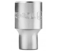 Головка шестигранная Cr-V, 1/2" 10мм TOPEX