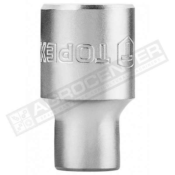Головка шестигранная Cr-V, 1/2" 10мм TOPEX - 1