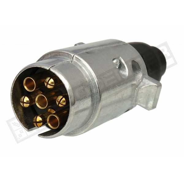 Штекер 7-контактний, металевий 12V KAMAR - 1