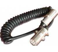 Spiral cable with "S" connectors, 4m KAMAR