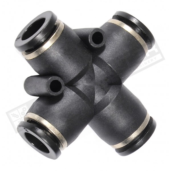 Pneumatic Quick Connect (cross-shaped) 10mm KAMAR - 1