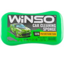 Губка для миття авто з дрібними порами 220*120*60mm (зелена) WINSO