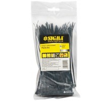 Nylon clamps 7.9*350mm (50 pcs) black Sigma