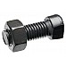 M12*40 Болт 12.9 RABE OVAL + M12 Гайка 10 DIN 934 (уп/50-50шт), 12402129 / 1293410 - 1