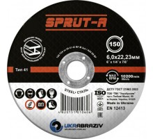 150*6.0*22,23 Grinding Disc Sprut-A