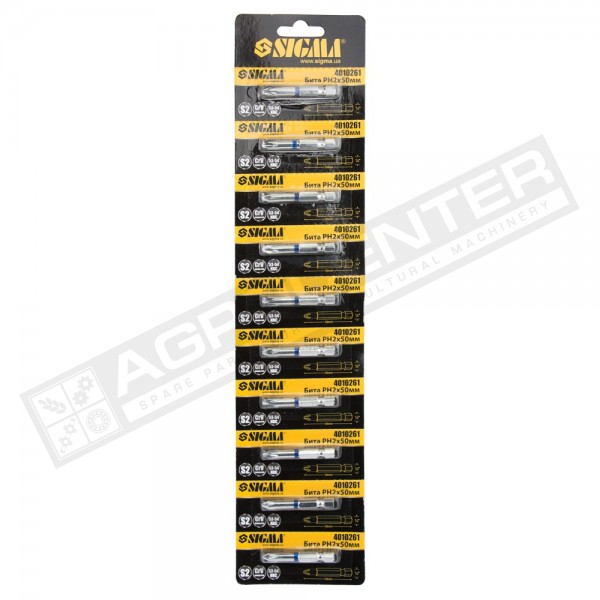 Бита PH 2х50мм 1/4" S2 Chrome - 1