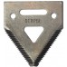 H207929 Сегмент коси ( ножа ) жатки дрібний зуб заміна на H207930 GERPOL