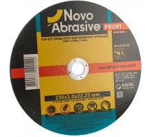Круг відрізний по металу 230*2.0*22mm Novoabrasive