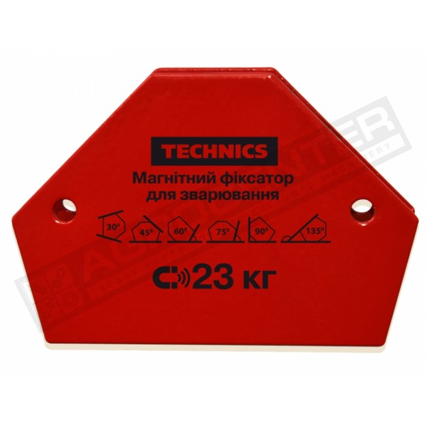 Магнітний фіксатор для зварювання "Трапеція" 110*145mm кути 30°, 45°, 60°, 75°,90°,135° VST (12-165)