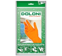 Housekeeping gloves "Dolony" latex, S (4544)