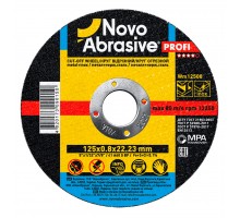 Круг відрізний по металу 125*0.8*22mm Novoabrasive