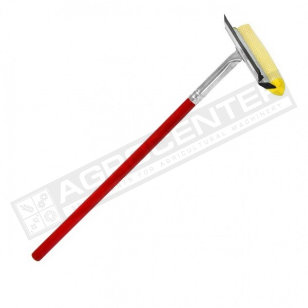 Rubber band sponge on wooden handle for VST glass
