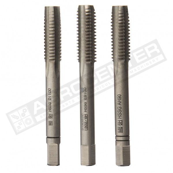 M8*1.25 Ручные метчики набор DIN 352 HSS-G [GSR] - 1