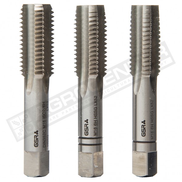 M16*2.0 Ручные метчики набор DIN 352 HSS-G [GSR] - 1