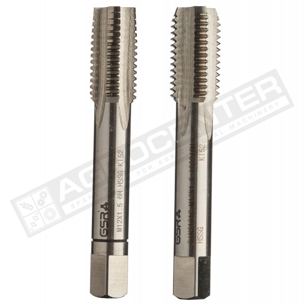 M12*1.5 Ручні мітчики набір DIN 2181 HSSG MF 12*1.5 [GSR] - 1