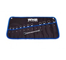 Набір ключів ріжково-накидних з тріскачкою 12шт (8-19mm), WHB (4400-12)
