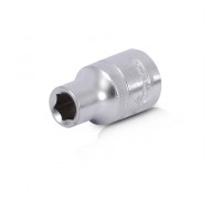 Головка шестигранна Cr-V, 1/2" 9мм*38мм INTERTOOL (ET-0009)