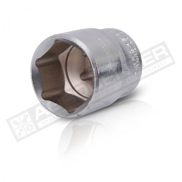 Hex socket Cr-V, 1/2" 30mm*38mm INTERTOOL (ET-0030)