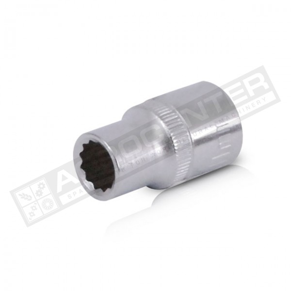 Головка 12гр., 1/2" 12мм INTERTOOL (ET-0212) - 1
