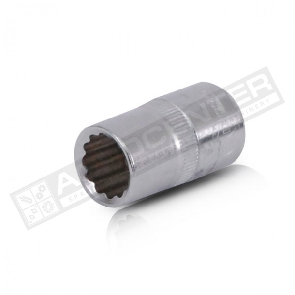 Головка 12гр., 1/2" 14мм INTERTOOL (ET-0214) - 1