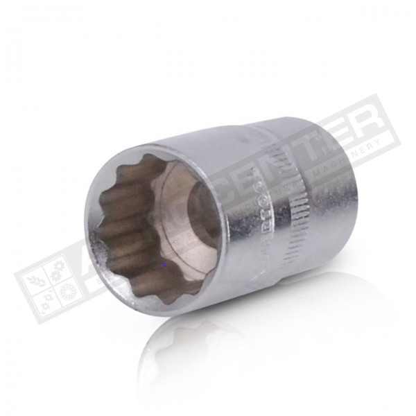 Головка 12гр., 1/2" 20мм INTERTOOL (ET-0220) - 1
