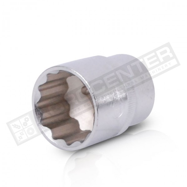 Socket 12-sided., 1/2" 27mm INTERTOOL (ET-0227)