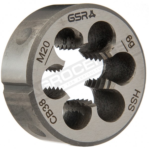 M20 Round die DIN EN 22568 (DIN 223) B HSS [GSR] - 1