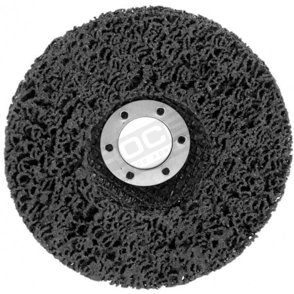 Круг шліфувальний кораловий 125*22,23mm Novoabrasive чорний - 1