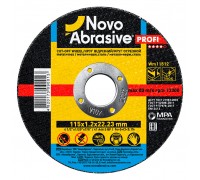 Круг отрезной по металлу 115*1.2*22mm Novoabrasive