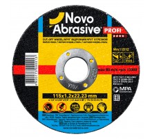 Круг відрізний по металу 115*1.2*22mm Novoabrasive