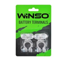 Клеми акумуляторні WINSO 2шт. блістер, свинцеві, 200гр (146500)