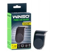 Car phone holder, magnetic on deflector WINSO