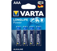 Battery HE 4 AAA HIGHT ENERGY/Longlife Powe blister 4 pcs VARTA
