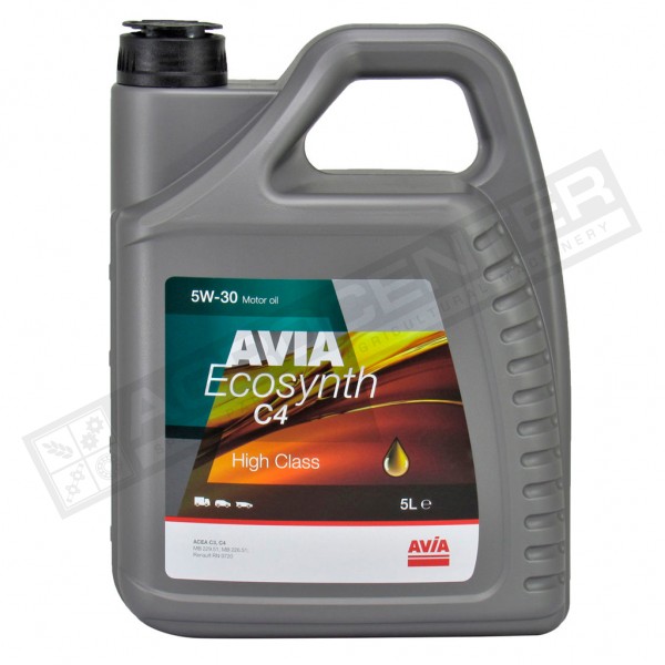 Масло моторное AVIA ECOSYNTH C4 5л, 5W-30 - 1