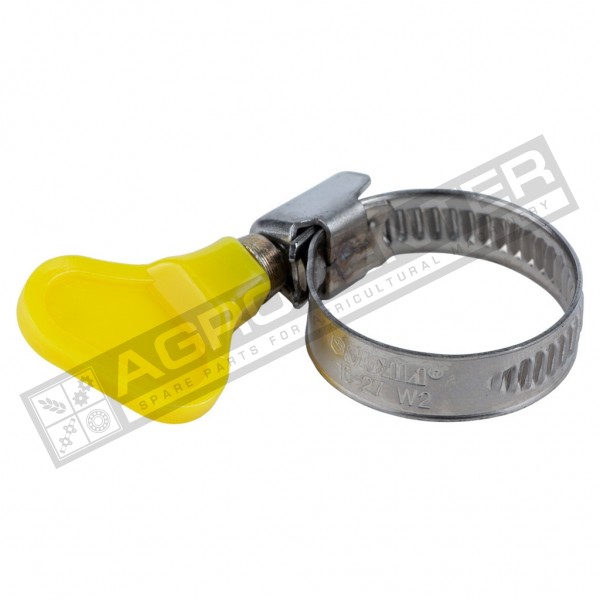 16-27 Metal clamp (25pcs) with a 9mm key D16-27mm