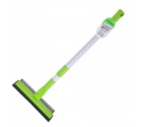 Water scraper with sponge, scraper for glass, telescopic aluminum handle 50-70 cm