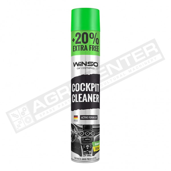 Поліроль для панелі приладів WINSO, 750мл, лимон 870540 COCKPIT Cleaner - 1