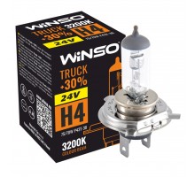 Car lamp H4 HALOGEN 24V TRUCK+30% 75/70W P43t-38 WINSO