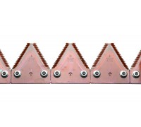 670248 Mower knife 7.5 m, on bolts, without knife connection (section Rasspe big tooth [Claas]