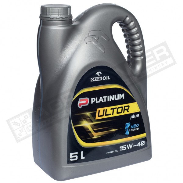 Моторне мастило Platinum Ultor Plus 5л, 15W-40 - 1