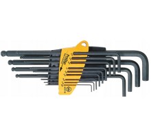 Set of inch L-shaped hexagons in a ProStar holder 13 pieces. Wiha Germany (24189)