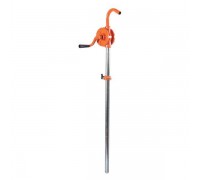 Hand pump for pumping fuel from a barrel