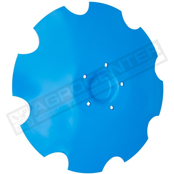 3490467 Harrow disc notched 620x6mm 5 holes [Lemken Rubin] Original - 1