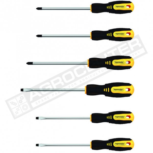Set of screwdrivers 6pcs  CR-V TopMaster (224501) - 1