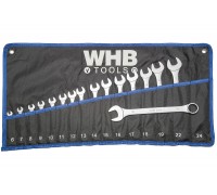 Combination Wrench in a cloth cover 6-24mm 16pcs WHB Germany (2616)