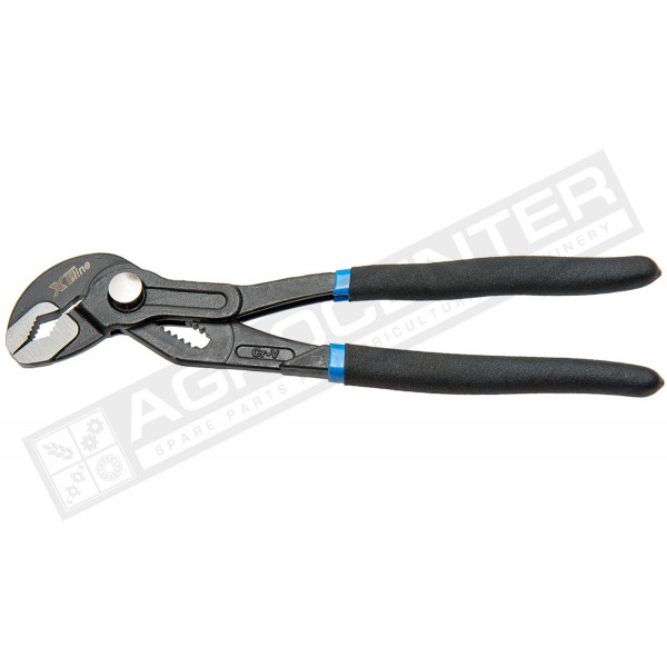 Adjustable pliers 250mm SuperGrip with a button CrV XTLine (XT52250) - 1