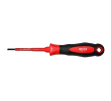 Dielectric screwdriver "-"  Cr-Mo, SL4*100mm "Fest", Berg (46-337)