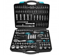 52-120-1 Набор инструментов 1/4", 3/8", 1/2" (4-32мм), Cr-V, 171 предметов, футляр VST