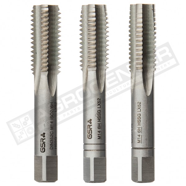 M14*2.0 Ручные метчики набор DIN 352 HSS-G [GSR] - 1