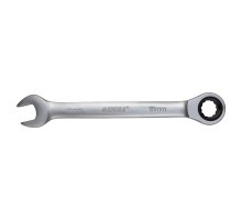 Open-end wrench with ratchet 15mm Cr-V satine (6022151)